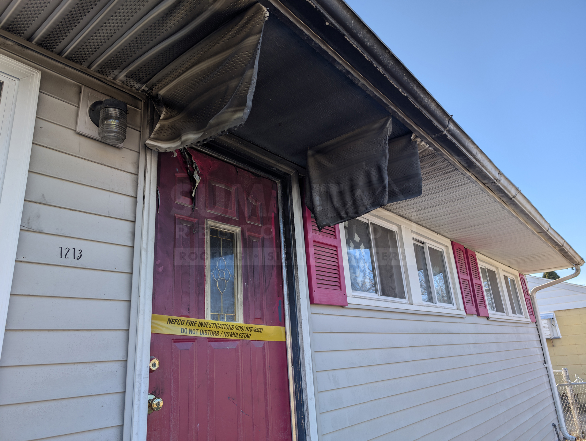 Whole home fire restoration