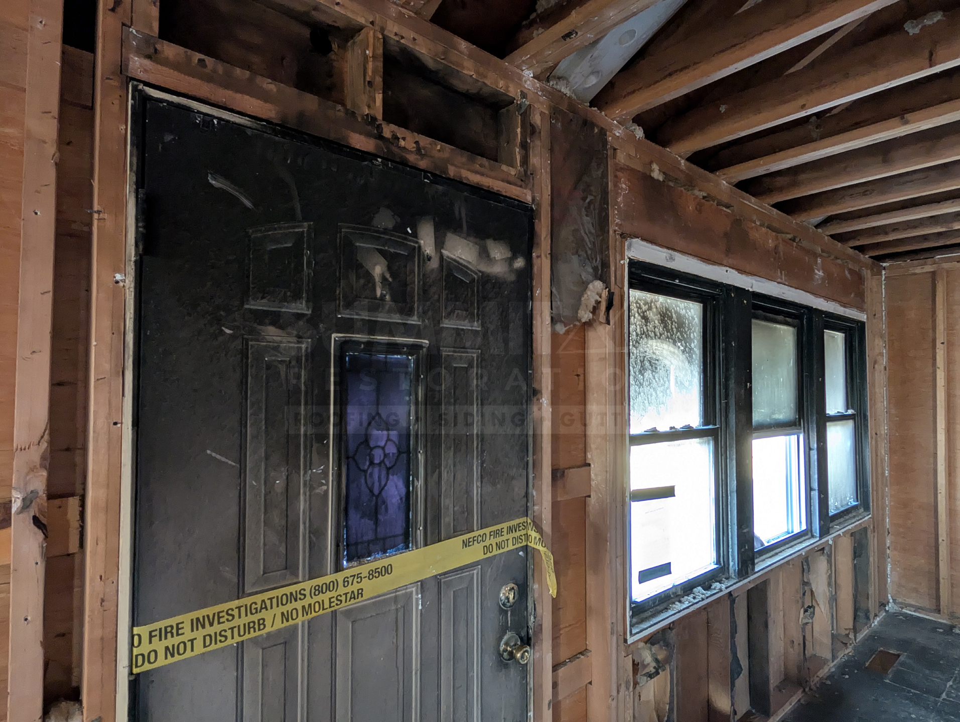 Whole home fire restoration