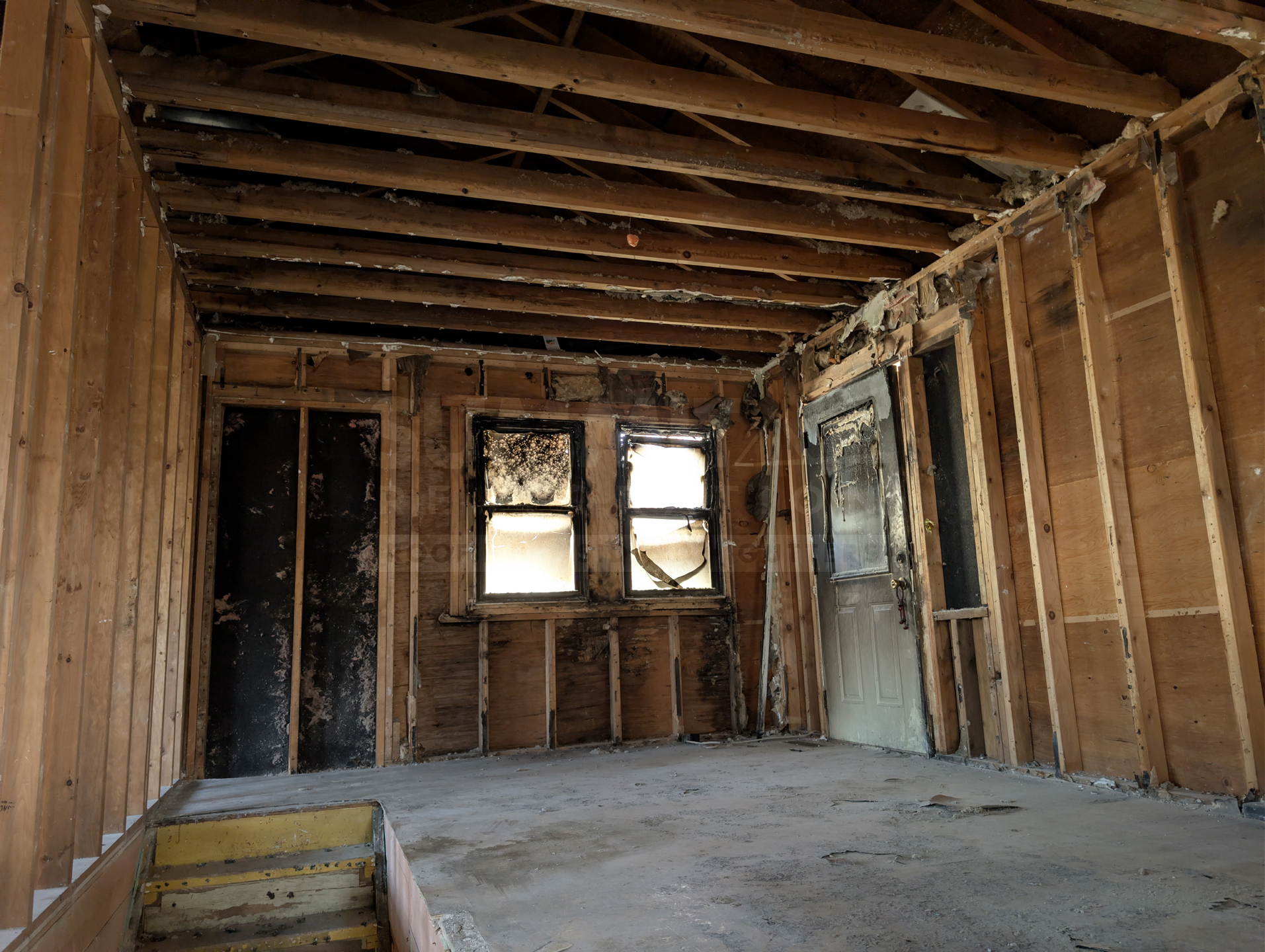 Whole home fire restoration